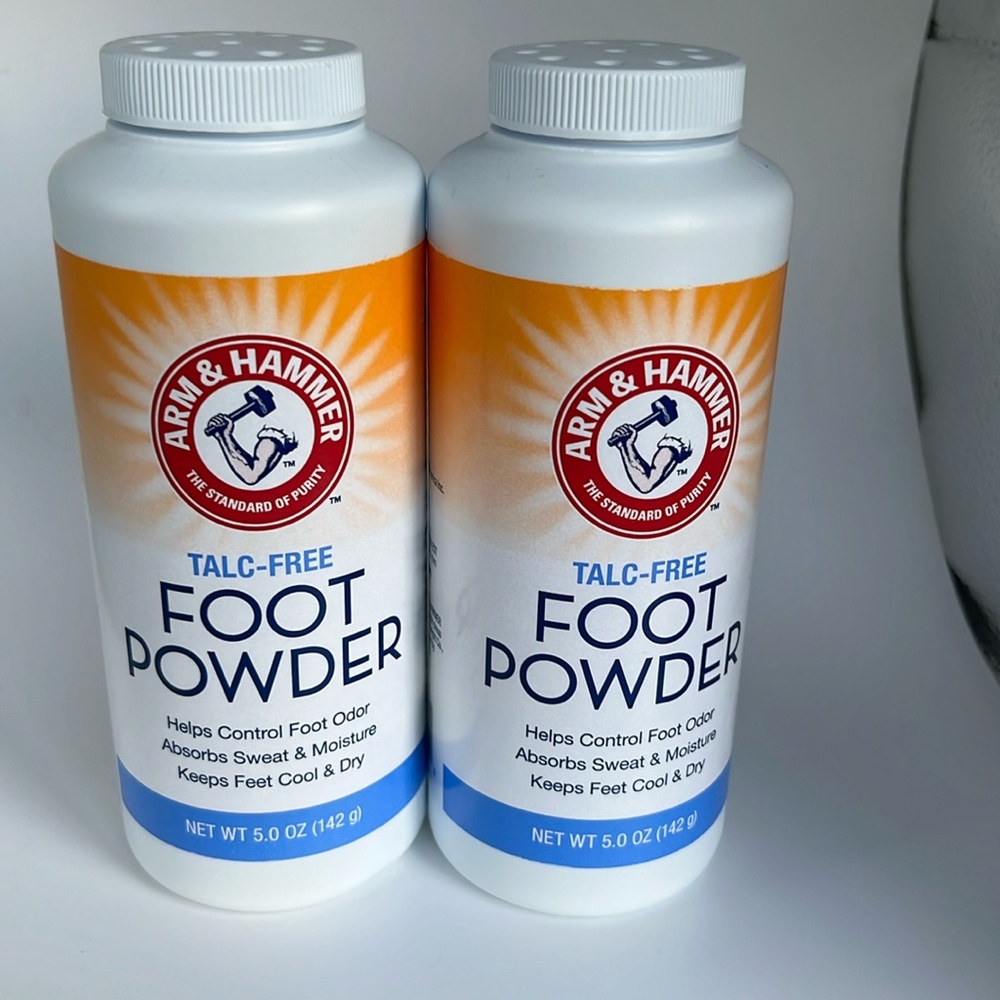 ARM & HAMMER FOOT POWDER.